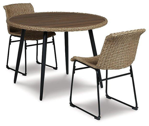 Amaris Outdoor Dining Set - Vida Furniture (Laredo,TX)