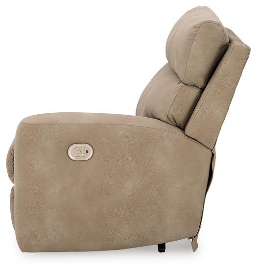 Next-Gen DuraPella Power Reclining Sectional Loveseat with Console - Vida Furniture (Laredo,TX)