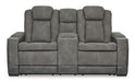 Next-Gen DuraPella Power Reclining Loveseat with Console - Vida Furniture (Laredo,TX)