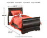 Huey Vineyard Bedroom Set - Vida Furniture (Laredo,TX)
