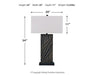 Bartlen Lamp Set - Vida Furniture (Laredo,TX)