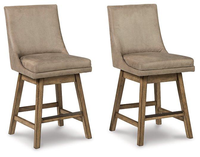 Tallenger Bar Stool Set - Vida Furniture (Laredo,TX)