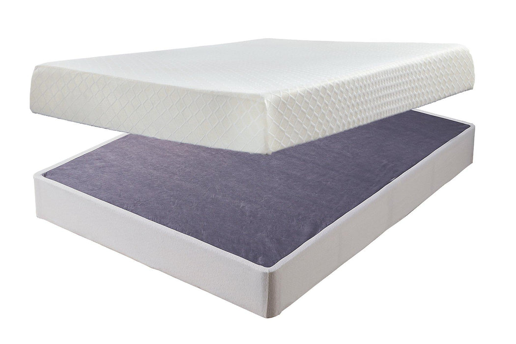 10 Inch Chime Memory Foam Mattress Set - Vida Furniture (Laredo,TX)