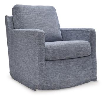 Nenana Next-Gen Nuvella Swivel Glider Accent Chair - Vida Furniture (Laredo,TX)