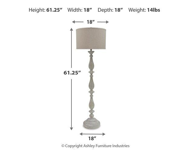 Bernadate Lamp Set - Vida Furniture (Laredo,TX)