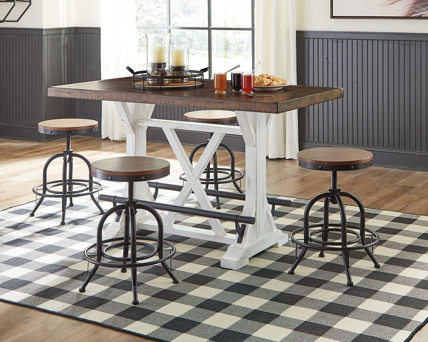 Valebeck Counter Height Dining Table - Vida Furniture (Laredo,TX)
