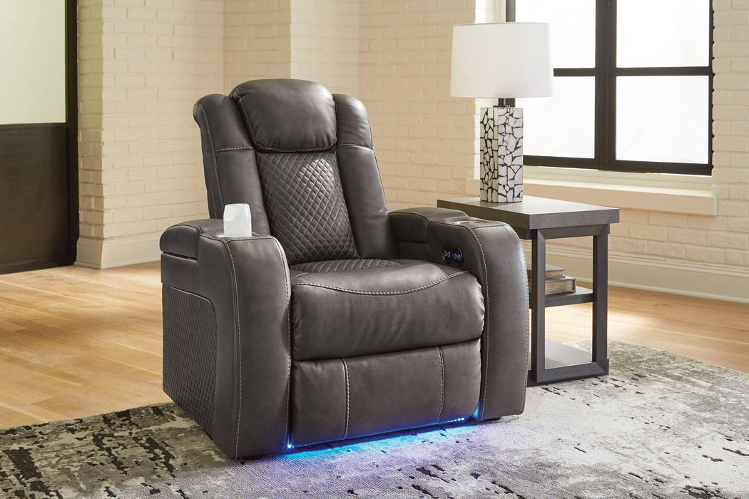 Fyne-Dyme Power Recliner - Vida Furniture (Laredo,TX)