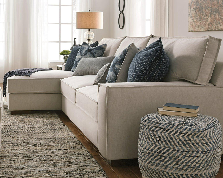 Chevron Pouf - Vida Furniture (Laredo,TX)