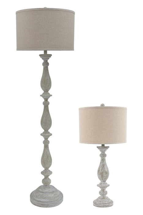 Bernadate Lamp Set - Vida Furniture (Laredo,TX)