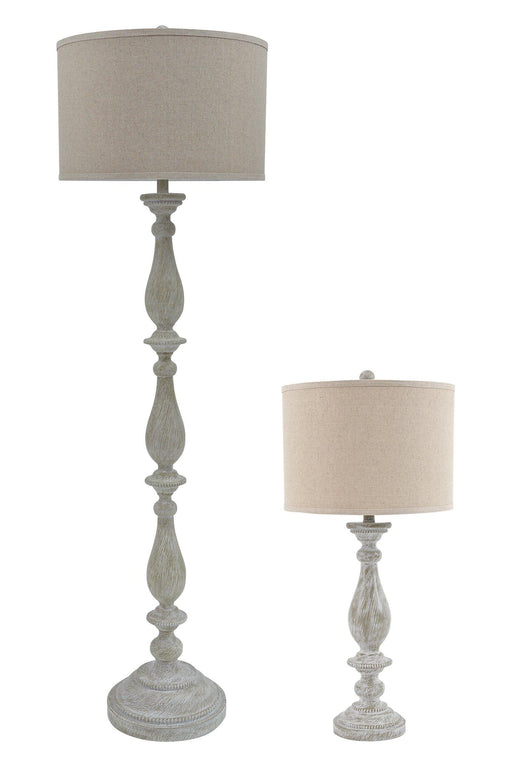 Bernadate Lamp Set - Vida Furniture (Laredo,TX)
