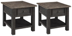 Tyler Creek End Table Set - Vida Furniture (Laredo,TX)