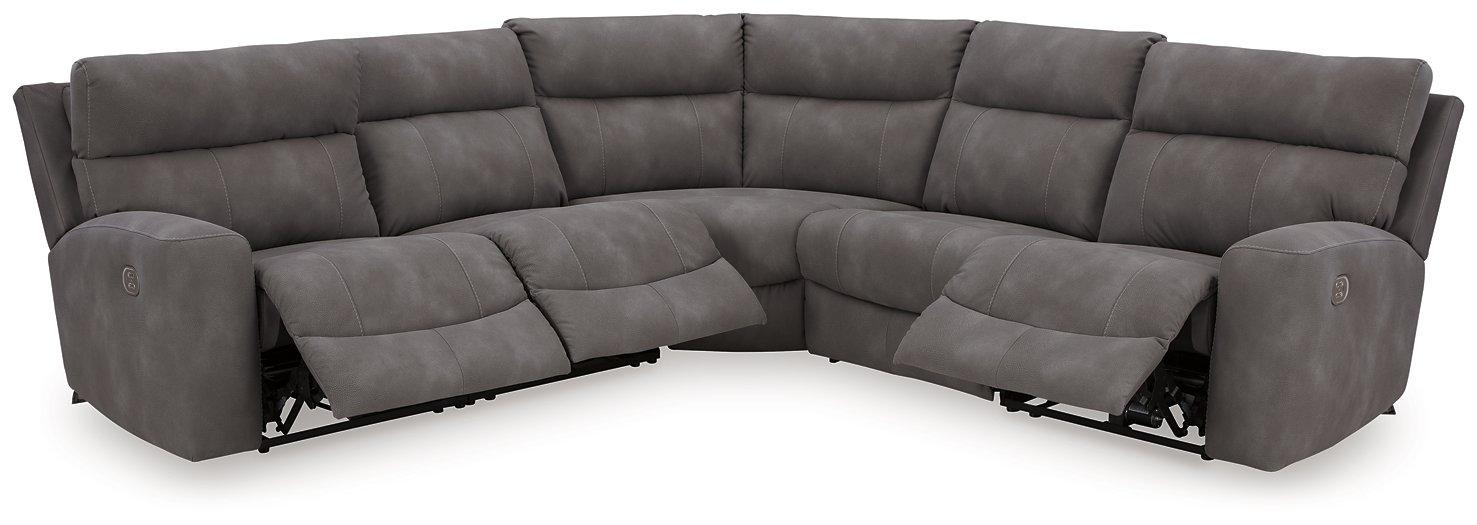 Next-Gen DuraPella Power Reclining Sectional - Vida Furniture (Laredo,TX)