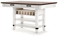 Valebeck Counter Height Dining Table - Vida Furniture (Laredo,TX)