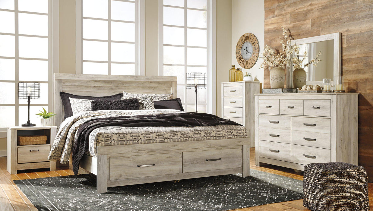 Bellaby Bed with 2 Storage Drawers - Vida Furniture (Laredo,TX)