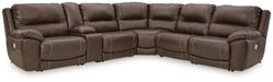 Dunleith Power Reclining Sectional - Vida Furniture (Laredo,TX)
