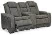 Next-Gen DuraPella Power Reclining Loveseat with Console - Vida Furniture (Laredo,TX)