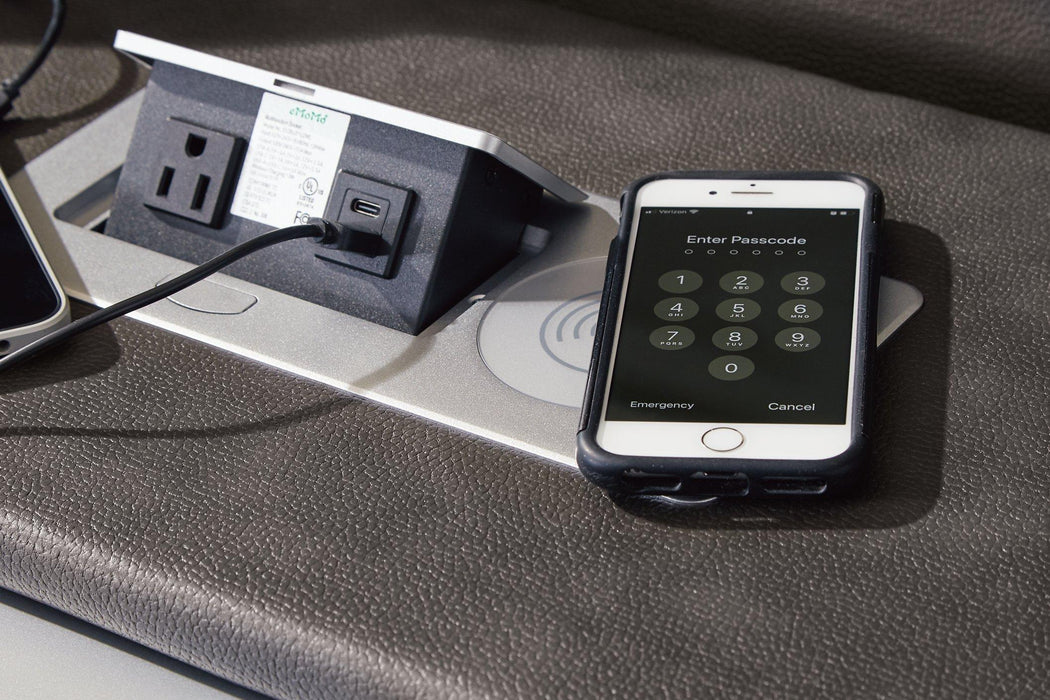 Fyne-Dyme Power Reclining Loveseat with Console - Vida Furniture (Laredo,TX)