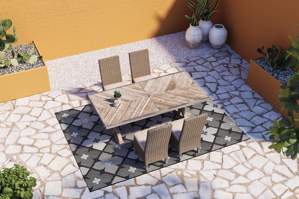 Beachcroft Outdoor Dining Set - Vida Furniture (Laredo,TX)