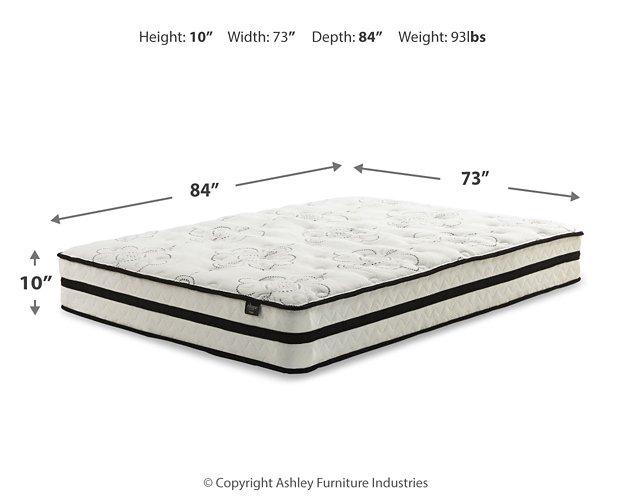 Chime 10 Inch Hybrid Mattress Package - Vida Furniture (Laredo,TX)