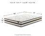 Chime 10 Inch Hybrid Mattress Package - Vida Furniture (Laredo,TX)