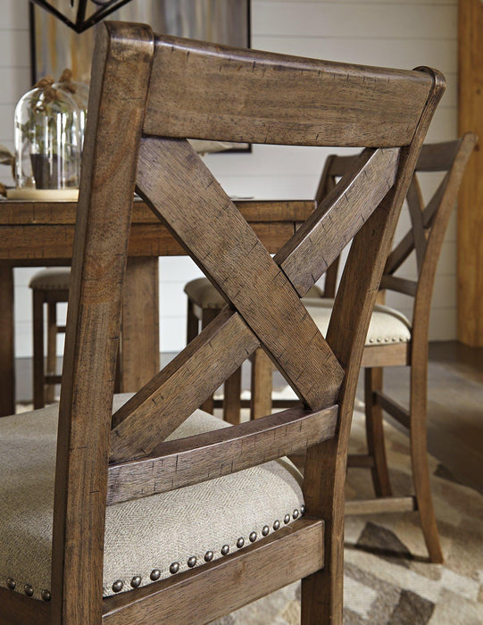 Moriville Counter Height Dining Set - Vida Furniture (Laredo,TX)