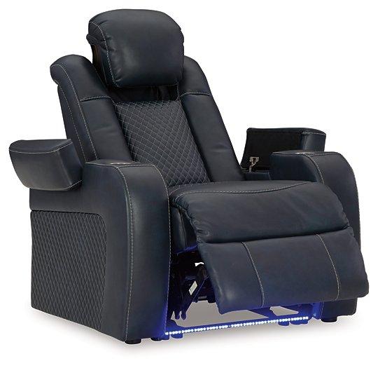 Fyne-Dyme Power Recliner - Vida Furniture (Laredo,TX)
