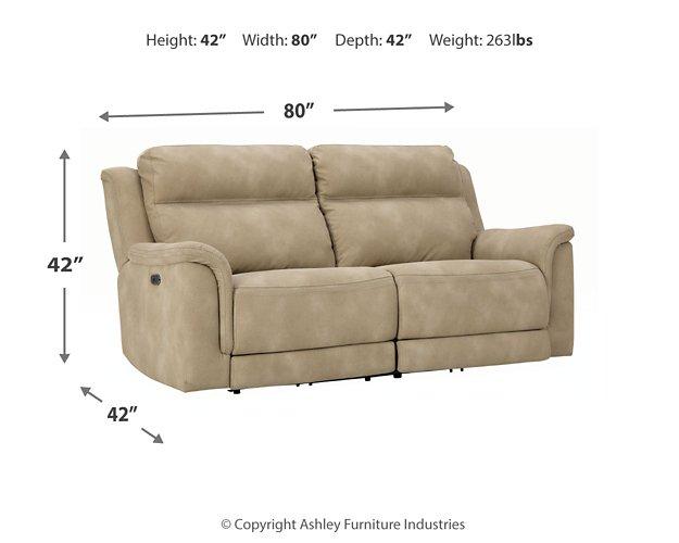 Next-Gen DuraPella Power Reclining Sofa - Vida Furniture (Laredo,TX)