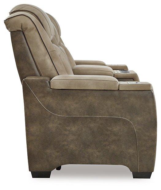 Next-Gen DuraPella Power Reclining Loveseat with Console - Vida Furniture (Laredo,TX)