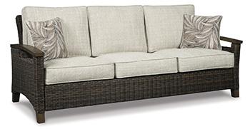 Paradise Trail Outdoor Sofa, Lounge Chairs and Fire Pit Table - Vida Furniture (Laredo,TX)