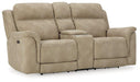 Next-Gen DuraPella Power Reclining Loveseat with Console - Vida Furniture (Laredo,TX)