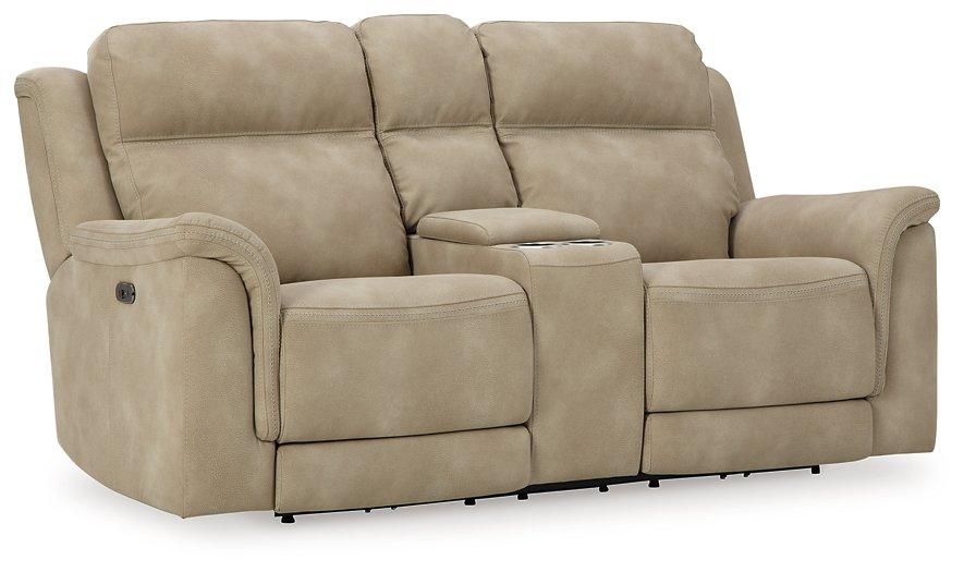 Next-Gen DuraPella Power Reclining Loveseat with Console - Vida Furniture (Laredo,TX)