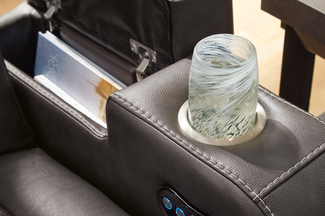 Fyne-Dyme Power Reclining Sofa - Vida Furniture (Laredo,TX)