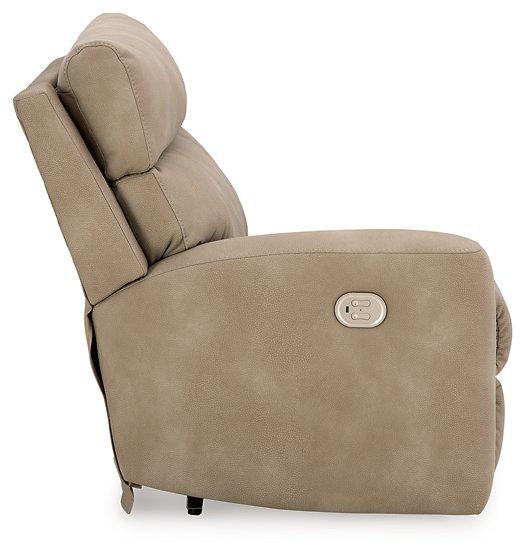 Next-Gen DuraPella Power Reclining Sectional Loveseat with Console - Vida Furniture (Laredo,TX)