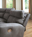 Next-Gen DuraPella Power Reclining Sectional Loveseat with Console - Vida Furniture (Laredo,TX)