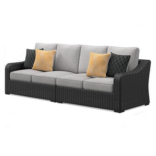 Beachcroft 2-Piece Outdoor Loveseat with Cushion - Vida Furniture (Laredo,TX)