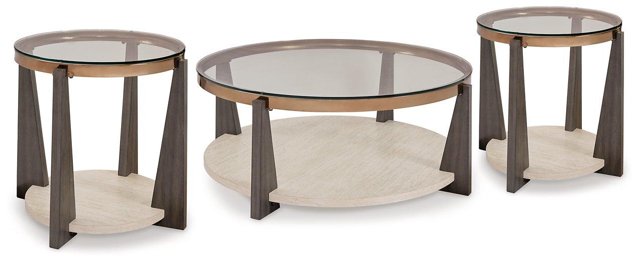 Frazwa Occasional Table Set - Vida Furniture (Laredo,TX)
