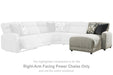Colleyville Power Reclining Sectional with Chaise - Vida Furniture (Laredo,TX)