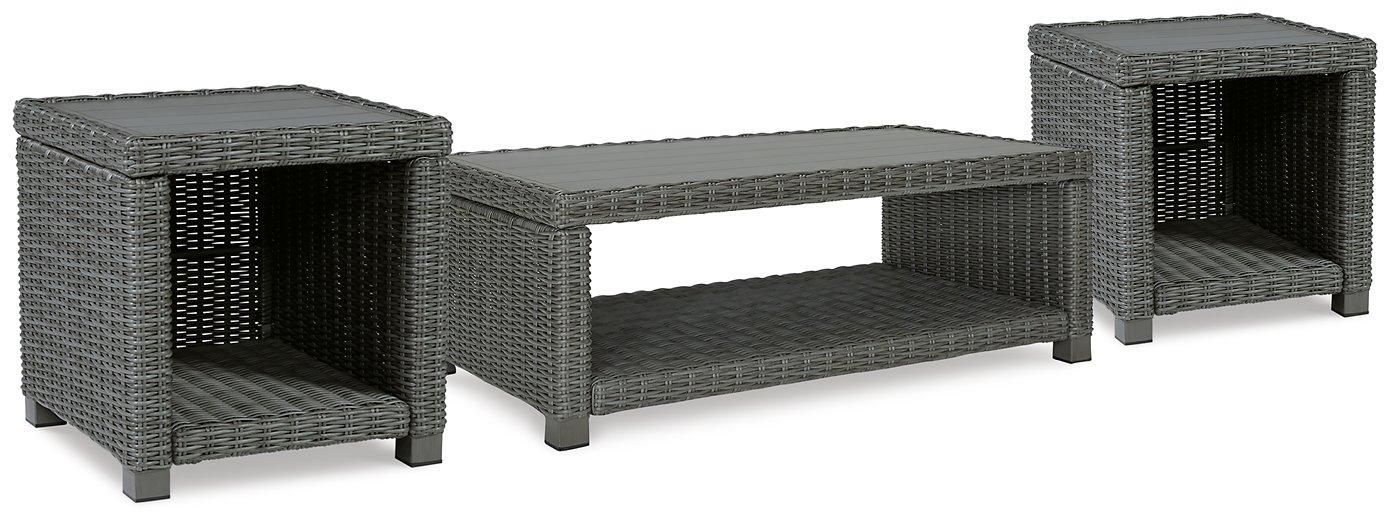 Elite Park Outdoor Occasional Table Set - Vida Furniture (Laredo,TX)