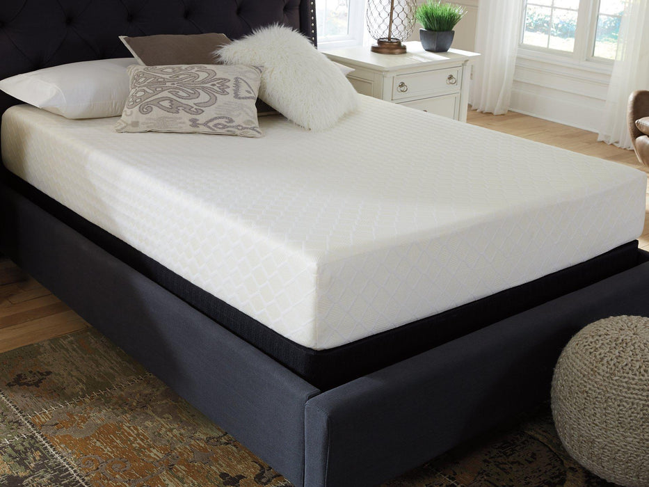 10 Inch Chime Memory Foam Mattress Set - Vida Furniture (Laredo,TX)
