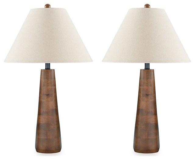 Danset Lamp Set - Vida Furniture (Laredo,TX)