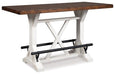 Valebeck Counter Height Dining Table - Vida Furniture (Laredo,TX)