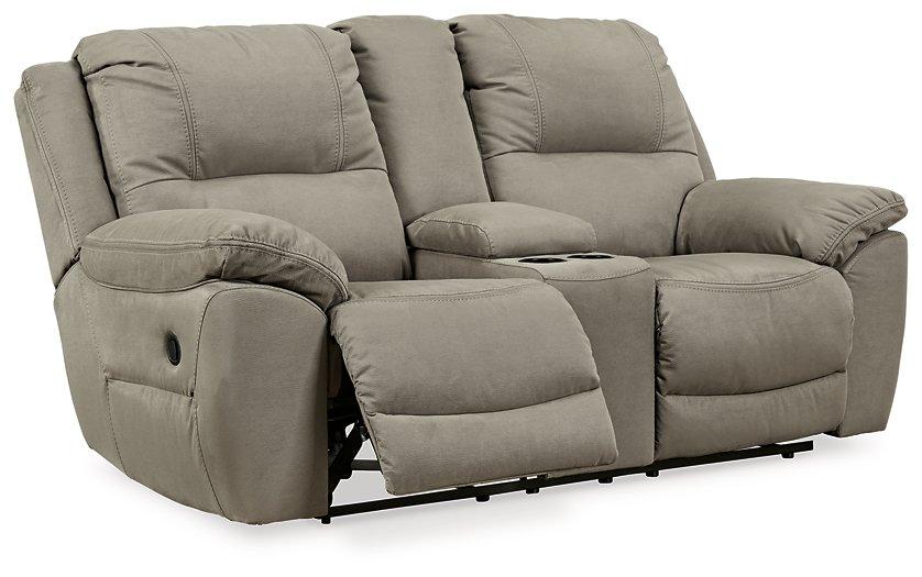 Next-Gen Gaucho Reclining Loveseat with Console - Vida Furniture (Laredo,TX)