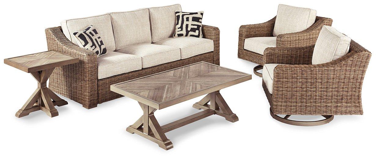 Beachcroft Outdoor Seating Set - Vida Furniture (Laredo,TX)