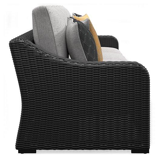 Beachcroft 2-Piece Outdoor Loveseat with Cushion - Vida Furniture (Laredo,TX)