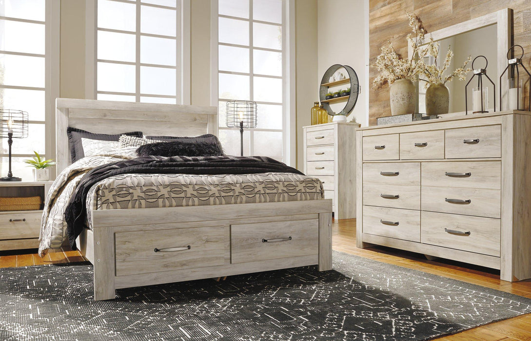 Bellaby Bed with 2 Storage Drawers - Vida Furniture (Laredo,TX)