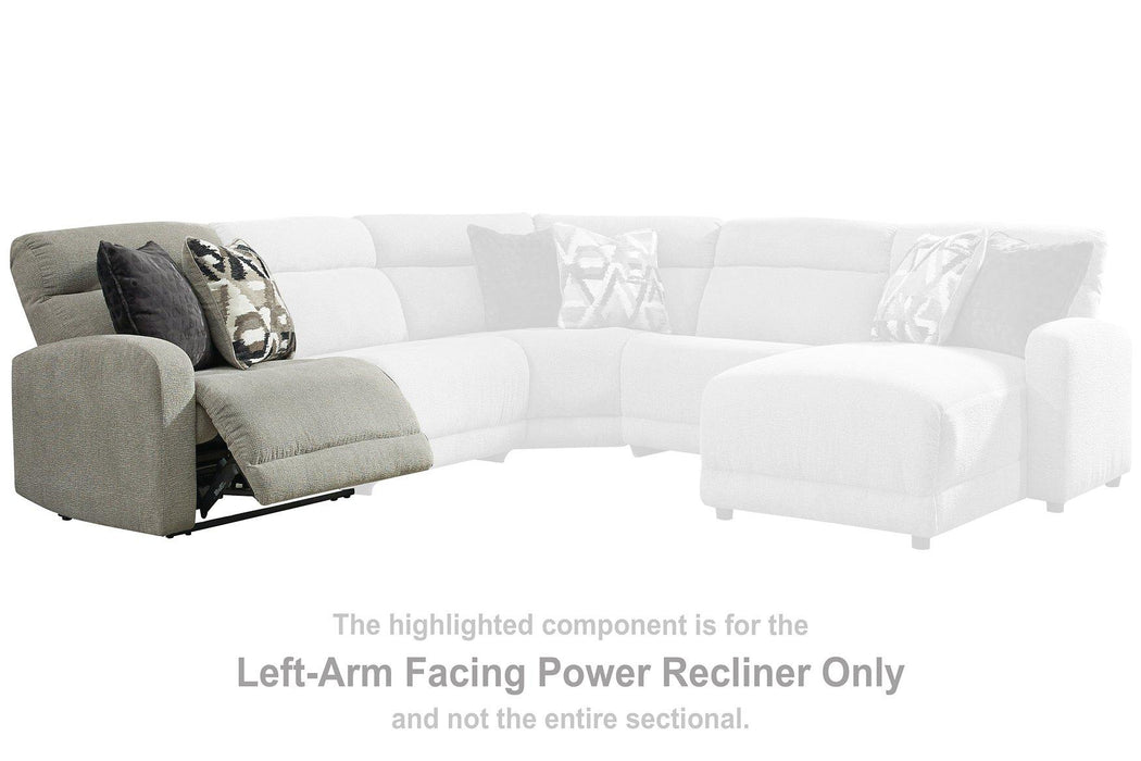 Colleyville Power Reclining Sectional with Chaise - Vida Furniture (Laredo,TX)