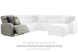 Colleyville Power Reclining Sectional with Chaise - Vida Furniture (Laredo,TX)