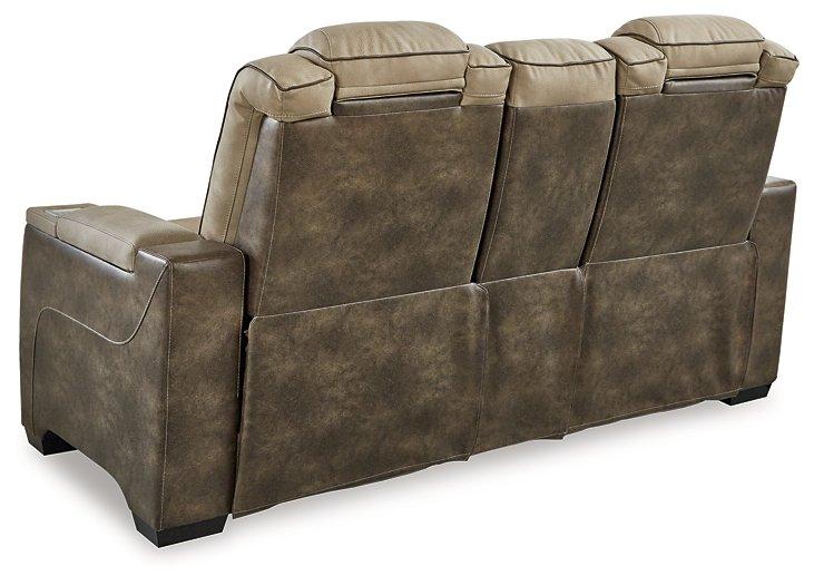 Next-Gen DuraPella Power Reclining Loveseat with Console - Vida Furniture (Laredo,TX)