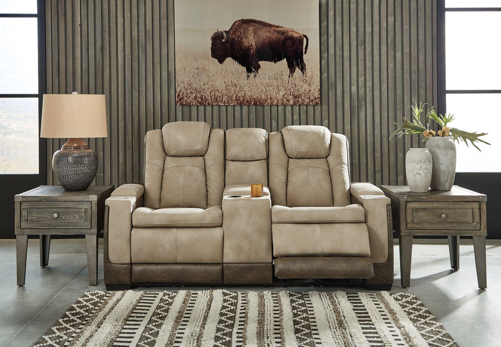 Next-Gen DuraPella Power Reclining Loveseat with Console - Vida Furniture (Laredo,TX)