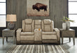 Next-Gen DuraPella Power Reclining Loveseat with Console - Vida Furniture (Laredo,TX)